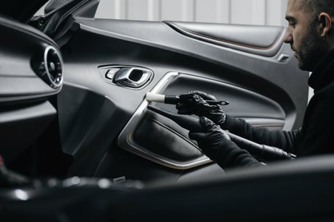 Car interior cleaning